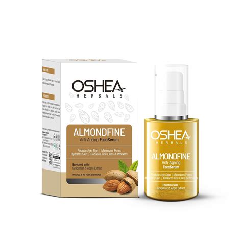Oshea Herbals Almondfine Anti Ageing Face Serum for Women & Men ...