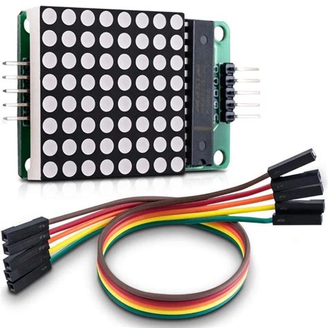 Dot Matrix LED Module MAX7219 Microcontroller Control – Kitkraft