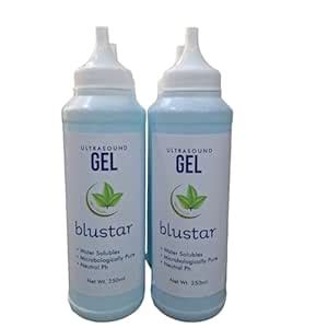 blustar ultrasound Gel For ECG/Physiotherapy Diagnostic/Sonography Gel ...
