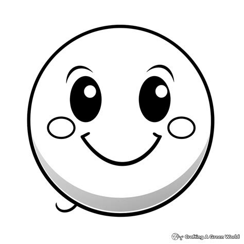 Smile Colouring Pages