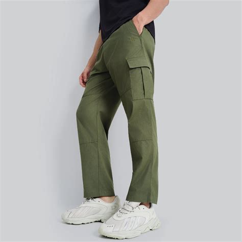 Rove Relaxed Fit Ripstop Cargo Pants - Olive Green – XYXX Apparels