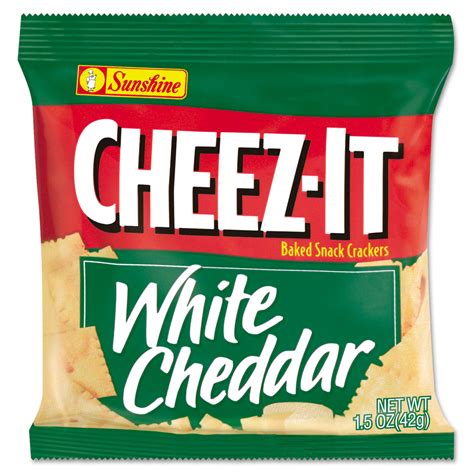 Sunshine® Cheez-It Crackers, 1.5 oz Single-Serving Snack Bags, White ...