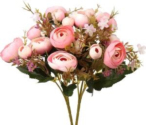 BS AMOR QS SALES Artificial Flower Bunch Retro Tea Roses Maple Leaves ...