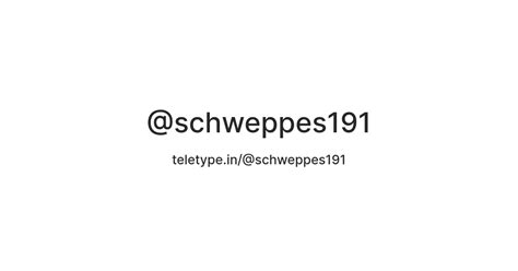@schweppes191 — Teletype
