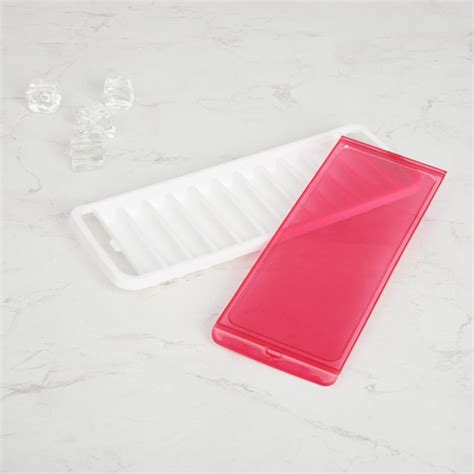 Buy Creston-Monacco Solid Ice Trays - Plastic - Ice Tray With Lid - 33 ...