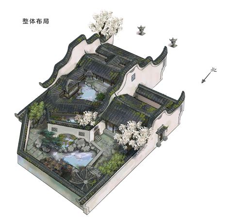 Chinese House Architectural Drawing