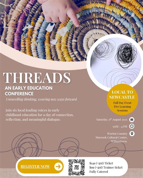 Threads-An Early Learning Conference , Murrook Culture Centre ...