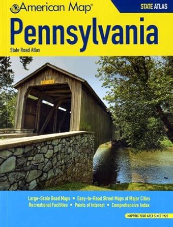 Buy American Map Pennsylvania State Atlas Book Online at Low Prices in ...