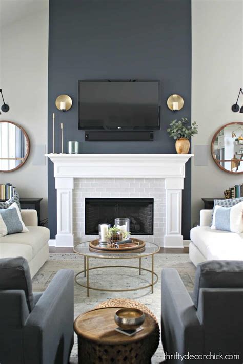 Fireplace Accent Wall Color