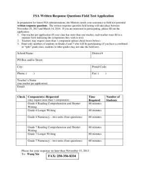 Fillable Online www.testprep-online.comfsa-sample-testFree FSA ...