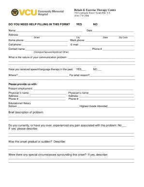 Fillable Online vcu-cmh DO YOU NEED HELP FILLING IN THIS FORM - VCU-CMH ...