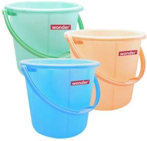 Wonder 16 L Plastic Bucket Price in India - Buy Wonder 16 L Plastic ...