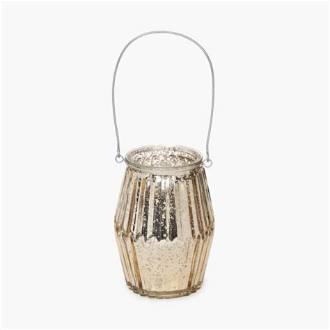 Buy Serena-Shine Metallic Jar with String Light from Home Centre at ...