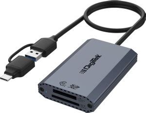DIGITEK DCR-101 CFA 2-in-2 CF Express Type A & SDXC, USB 3.2 Card ...