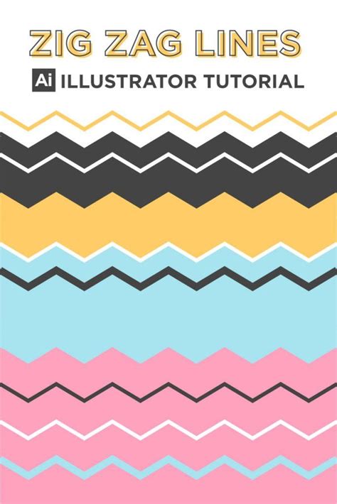 illustrator zig zag line