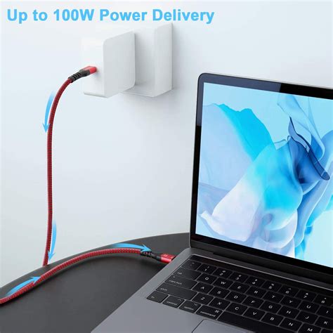 Buy ಫಾಸ್ಗಿಯರ್ ಯುಎಸ್ಬಿ ಸಿ ಟು ಯುಎಸ್ಬಿ ಸಿ ಕೇಬಲ್, 100 ಡಬ್ಲ್ಯೂ ಪವರ್ ಡೆಲಿವರಿ ...