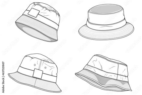 Bucket Hat Drawing Tutorial 的图像结果