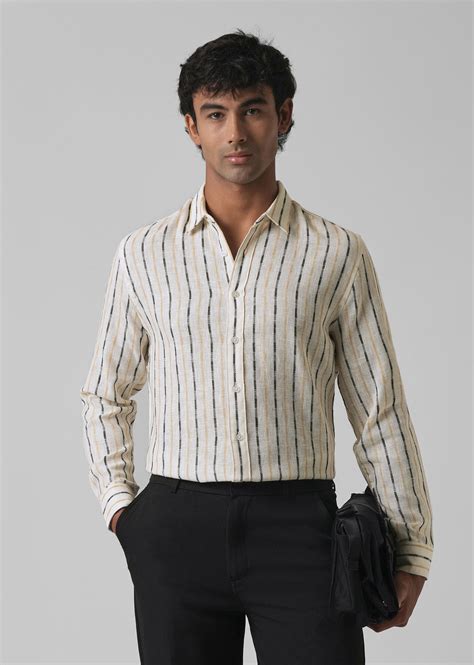 Buy Striped Shirts for Men Online | Banana Club