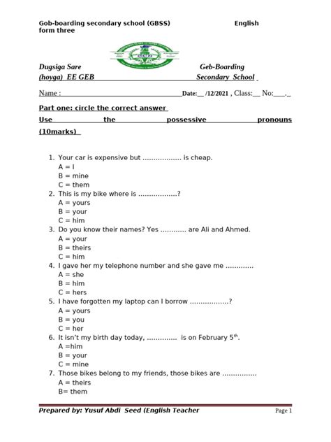 Image result for Form Three Topic