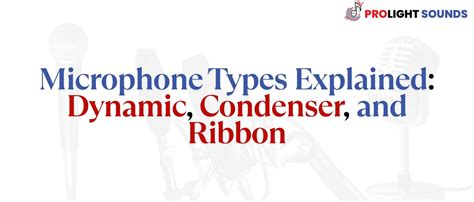 Different Microphone Types 的图像结果