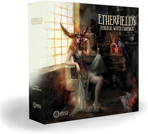 Awaken Realms Etherfields Board Game Funeral Witch Campaign India | Ubuy