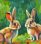 Image result for Painting 3 Rabbits