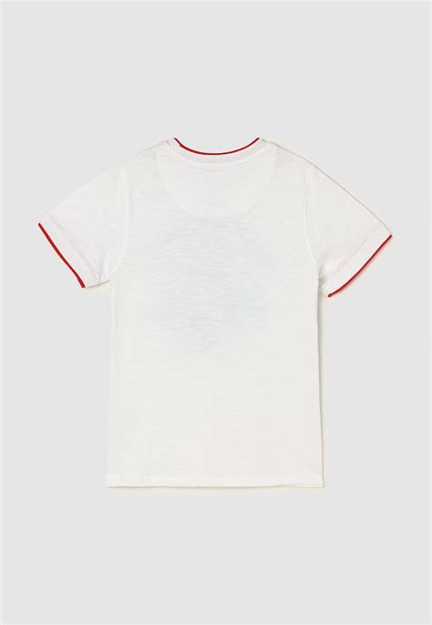 Buy Boys Mickey Mouse Print T-shirt with Tipping Online at just Rs. 399 ...