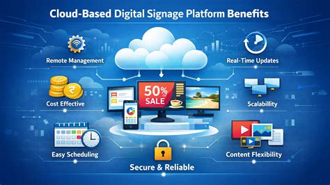 Cloud Digital Signage Benefits | GoLive eTechnologies India