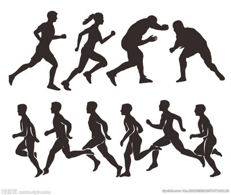 运动员剪影 的图像结果