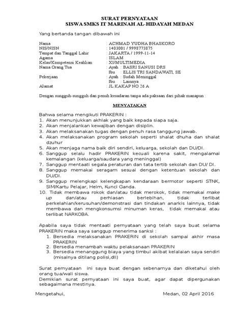 contoh surat pengantar ke tempat wisata