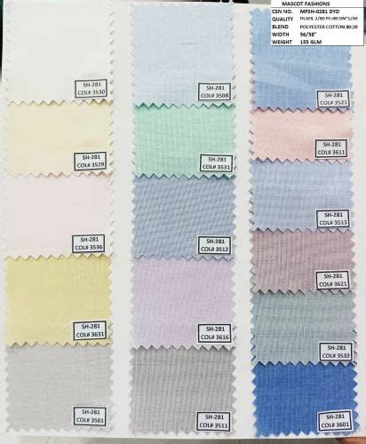 Shirting Fabric and Suiting Fabric Manufacturer | Mascot Fashions ...