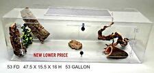 Buy Terrestrial 53 Gallon Fd Acrylic Cage With Doors For Snakes ...