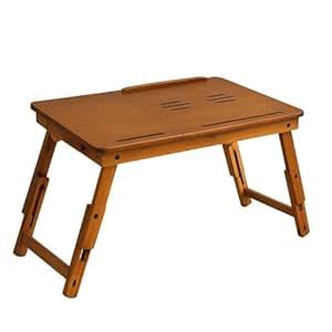 IMM CRAFT Wooden Laptop Table: Standard Adjustable Study Table with ...