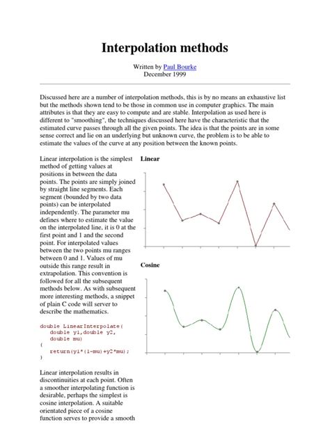 Image result for Interpolation Method Examples