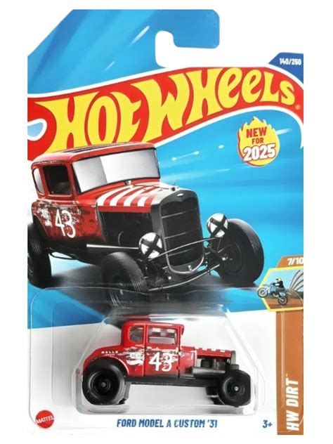 Hot Wheels HYW24 Ford Model A Custom '31 Matte Red HW Dirt – Jaiman Toys