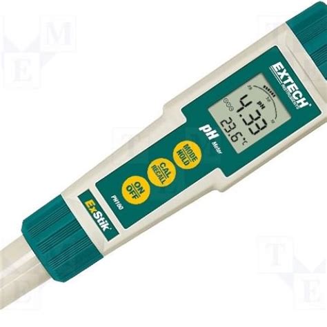 PH Meter Extech PH100 ExStik Waterproof - 0.00 To 14.00 PH Range With ...