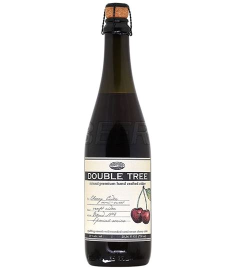 Дабл Три Тёмная Вишня/Double Tree Cherry Cider Semi-sweet 0,75л.*6 ...