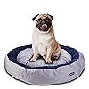 Mellifluous Reversible Super Soft Velvet Round Cat Dog Pet Bed Diameter ...
