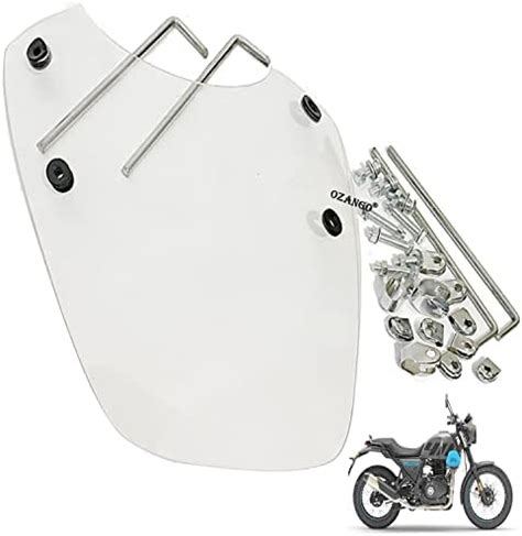 Ozango Bike Plastic Windscreen Visor Front Windshield Wind Deflectors ...