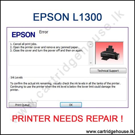 Image result for L1300 Epson Problem