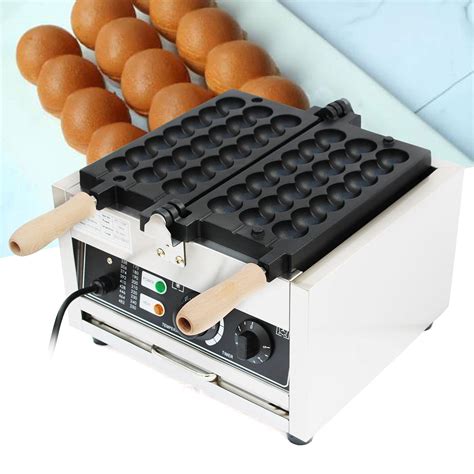 Buy Commercial Electric Waffle Bites Maker, 1500W Bubble Waffle Ball ...