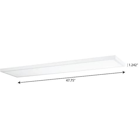 Progress Lighting Everlume 1-Light Satin White LED Flush Mount Light ...