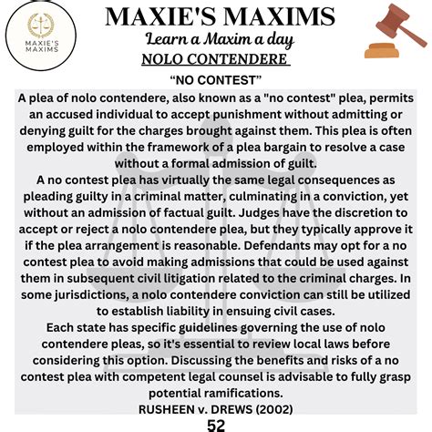 Nolo Contendere Definition