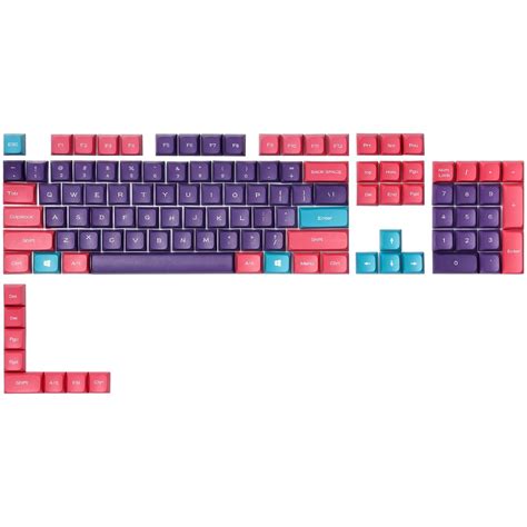 LTC LavaCaps PBT Double Shot 112-Key Sublimation Keycaps Set, KDA ...