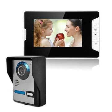 7" TFT Color LCD Display Video Door Phone Intercom Doorbell System Kit ...