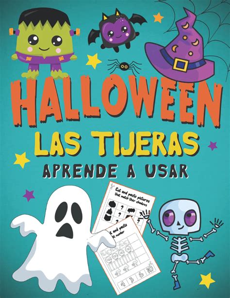 Buy Halloween Aprende a usar las tijeras: Cortar y pegar libro de ...