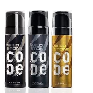 Buy Wild Stone Code Gold, Platinum and Chrome Body Perfume for Men ...