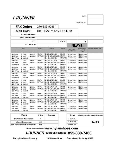 Fillable Online COMPANY NAME SHIP TO ADDRESS CITY STATE Zip ATTENTION ...