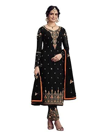 VUBA Women's Georgette Embroidered salwar suit set for women With ...