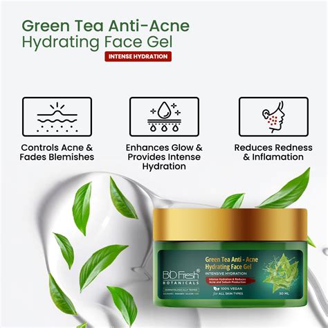 Green Tea Anti - Acne Hydrating Face Gel – biofreshbotanicals
